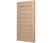 The Kilverstone - Flat Closed Louvre Decorative Pine Shutters The Kilverstone - Flat Closed Louvre Decorative Pine Shutters